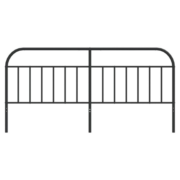 Cabeceira de cama 193 cm metal preto M 4