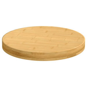 Tablero de mesa de bambú Ø50x4 cm H