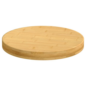 Tampo de mesa Ø40x4 cm bambu H