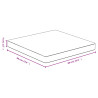 Tablero de mesa de bambú 60x60x4 cm 4