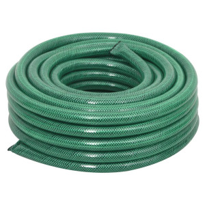 VidaXL Mangueira de jardim com conjunto de encaixe 0.75 30m PVC verde H