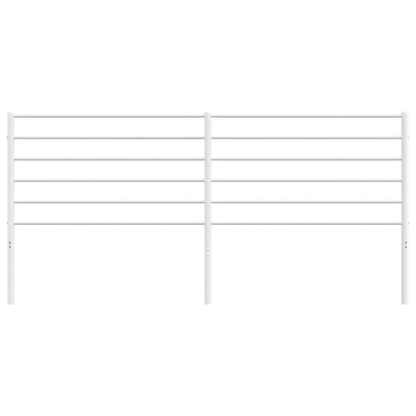 Cabecero de metal blanco 193 cm M 4