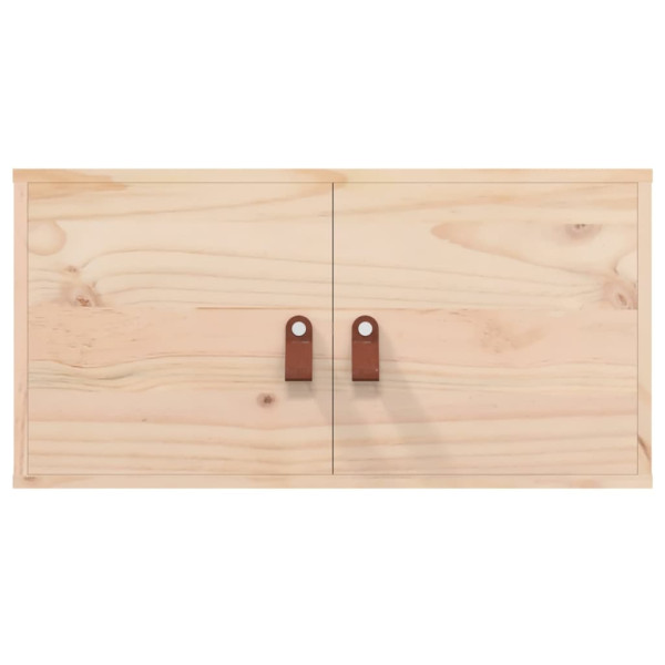 Armario de pared de madera maciza de pino 60x30x30 cm M 3