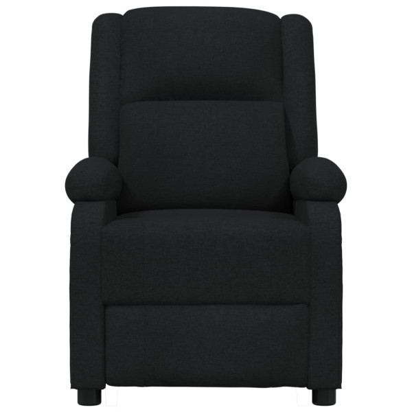 Sillón reclinable eléctrico de tela negro M 4