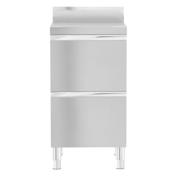 Armários de cozinha comerciais 3 pcs aço inoxidável M 3