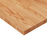 Tablero de mesa cuadrada madera roble marrón claro 50x50x2.5 cm 3