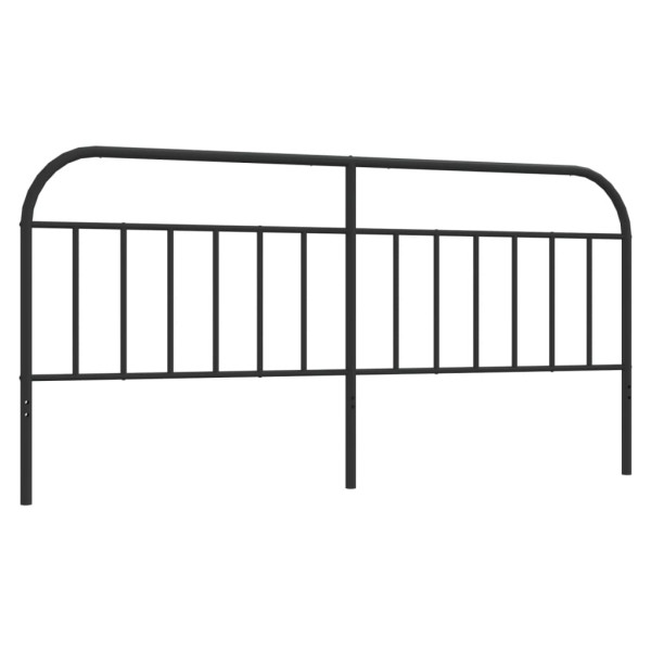 Cabeceira de cama 200 cm metal preto M 2