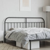 Cabeceira de cama 200 cm metal preto 3