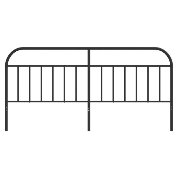 Cabecero de metal negro 200 cm M 4