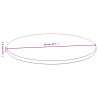 Tablero de mesa de bambú Ø40x1.5 cm 4