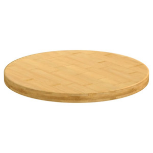 Tablero de mesa de bambú Ø50x2.5 cm H