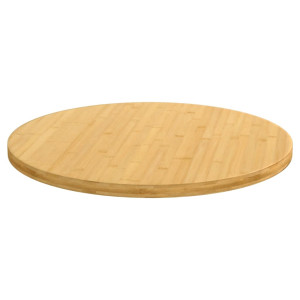Tampo de mesa Ø60x2.5 cm bambu H