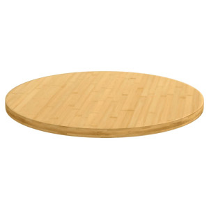 Tampo de mesa Ø80x2.5 cm bambu H
