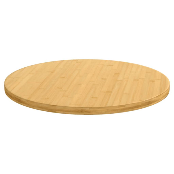 Tablero de mesa de bambú Ø80x2.5 cm M 2
