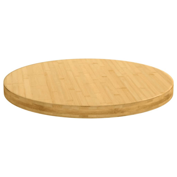 Tablero de mesa de bambú Ø80x4 cm M 2
