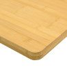Tampo de mesa 80x80x1.5 cm bambu 3