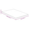 Tablero de mesa de bambú 60x100x1.5 cm 4