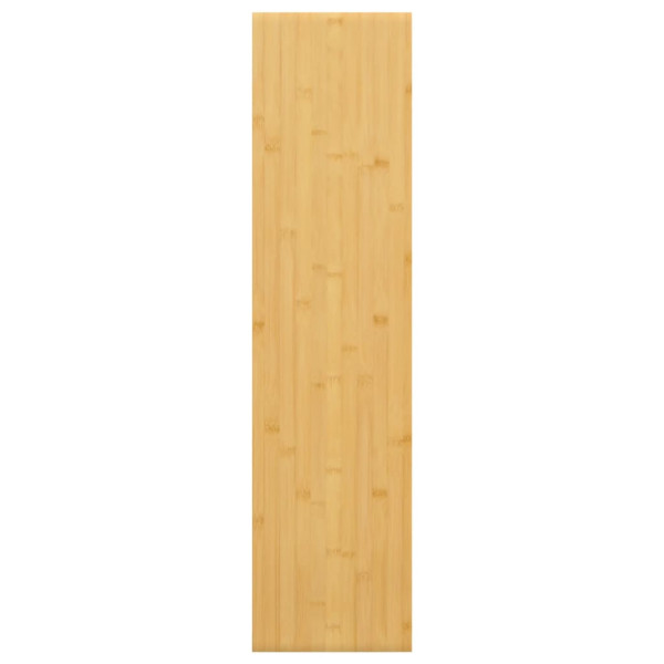 Estante de pared de bambú 80x20x4 cm M 2