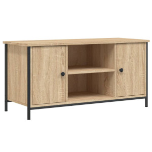 Mueble para TV madera contrachapada roble Sonoma 100x40x50 cm H