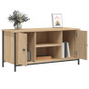 Mueble para TV madera contrachapada roble Sonoma 100x40x50 cm 4