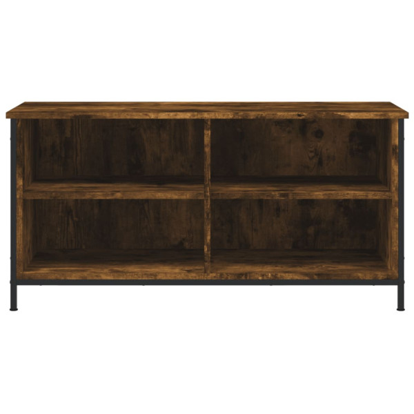 Mueble para TV madera contrachapada roble ahumado 100x40x50 cm M 4