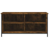 Mueble para TV madera contrachapada roble ahumado 100x40x50 cm 4