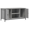 Mueble de TV madera contrachapada gris Sonoma 100x40x50 cm 5