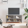 Mueble de TV madera contrachapada gris Sonoma 100x40x50 cm 1
