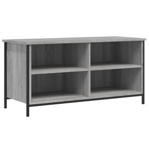 Mueble de TV madera contrachapada gris Sonoma 100x40x50 cm H