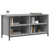 Mueble de TV madera contrachapada gris Sonoma 100x40x50 cm 3