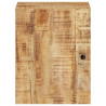 Armario de baño de pared madera maciza de mango 38x33x48 cm 4