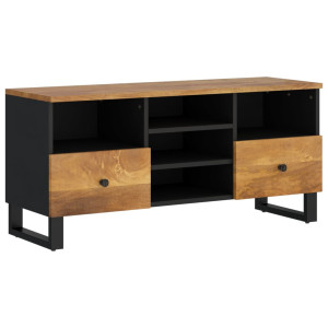 Mueble de TV madera mango y madera de ingeniería 100x33x46 cm H