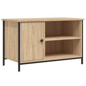 Mueble para TV madera contrachapada roble Sonoma 80x40x50 cm H