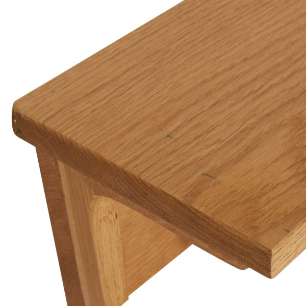 Perchero de madera maciza de roble 90x16x16 cm M 5