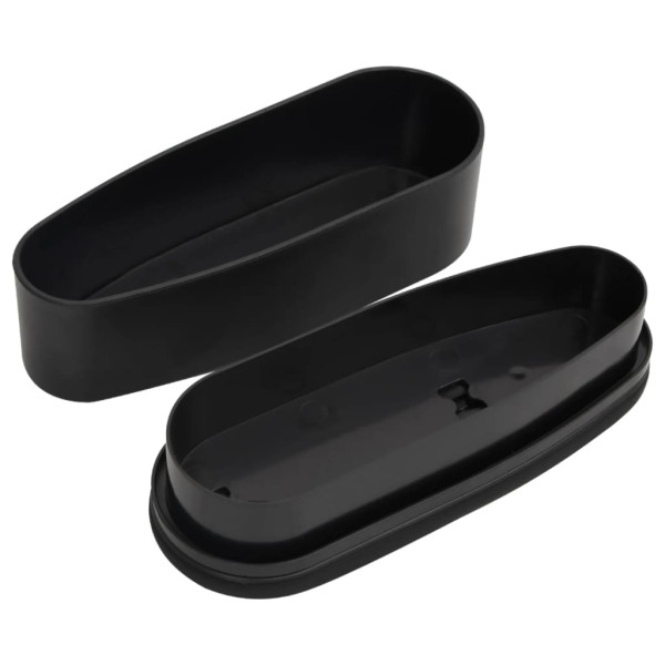 Caja almacenaje reposabrazos coche universal ABS 18.5x6.5x7.5cm M 4