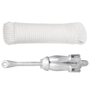 Âncora dobrável corda 8 kg ferro fundido galvanizado a quente H