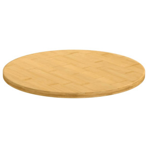 Tablero de mesa de bambú Ø50x1.5 cm H