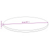 Tablero de mesa de bambú Ø50x1.5 cm 4