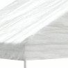 Gazebo com telhado 13.38x4.08x3.22 m polietileno branco 4