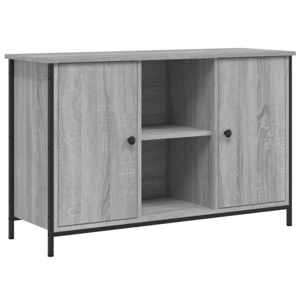 Mueble de TV madera de ingeniería gris Sonoma 100x35x65 cm M 2