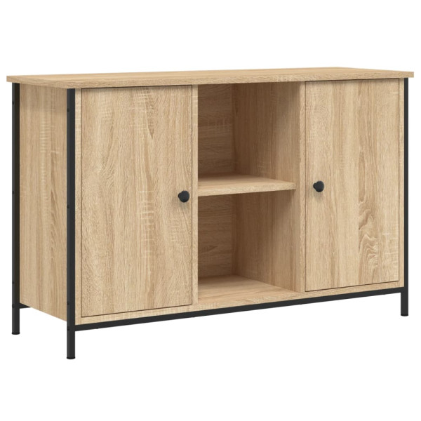 Mueble de TV madera de ingeniería roble Sonoma 100x35x65 cm M 2