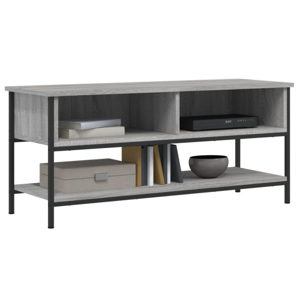 Mueble de TV madera contrachapada gris Sonoma 100x35x45 cm M 3