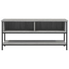 Mueble de TV madera contrachapada gris Sonoma 100x35x45 cm 4