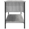 Mueble de TV madera contrachapada gris Sonoma 100x35x45 cm 5