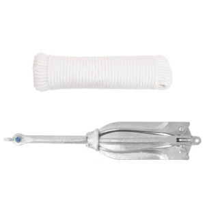 Âncora dobrável corda 12 kg ferro fundido galvanizado a quente H