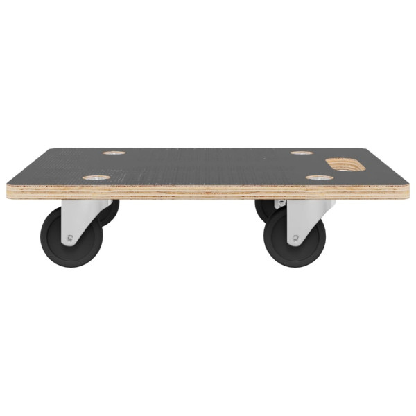 Carrinhos de transporte 2 pcs retangular 80x55x11.5 cm 250 kg M 4