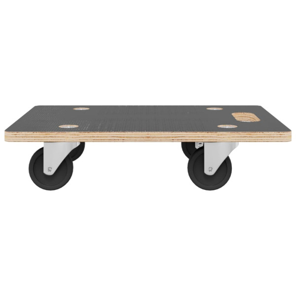 Carrinhos de transporte 2 pcs retangular 60x40x11.5 cm 250 kg M 4