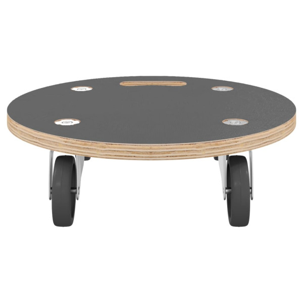 Soportes con ruedas 2 uds redondos Ø38x11.5 cm M 5