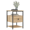Mesa de cabeceira 40x42x56 cm derivados madeira carvalho sonoma 3