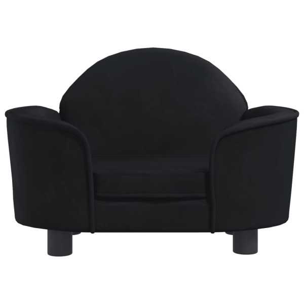 Cama para cães 66x40x45 cm veludo preto M 3